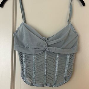 Urban Outfitters Sheer Corset Top Size Small